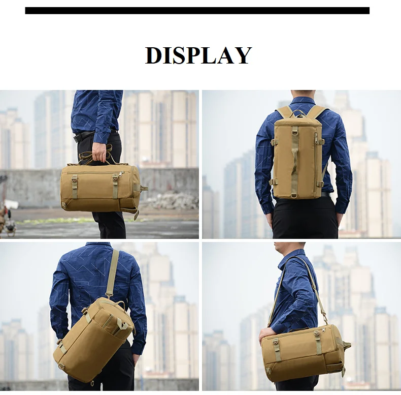 Waterproof Outdoor Polyester Travel Sports Gym Sling Bag Tactical Backpack details