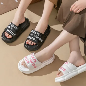 Custom wholesale new fashion ladies EVA indoor outdoor female home house soft slides shoe slippers for women