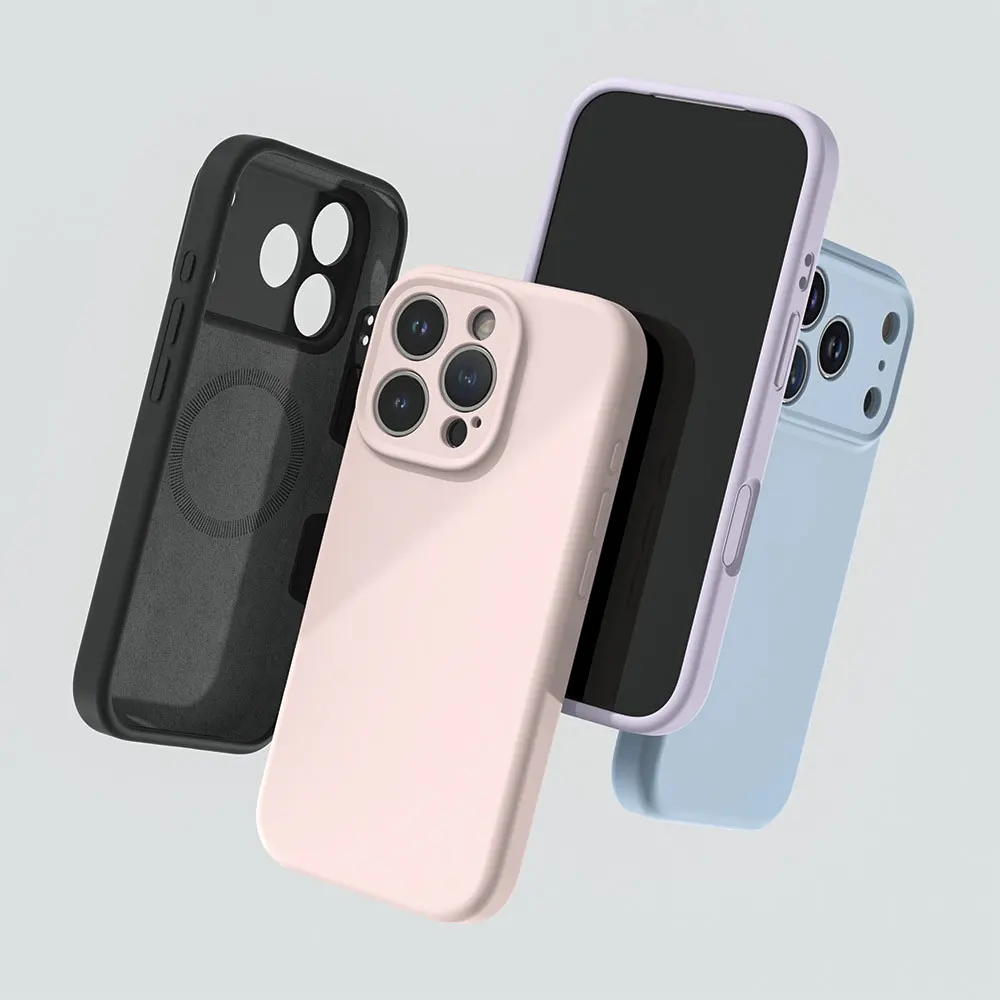 product laudtec real liquid silicone phone cases pure colour shockproof camera protector customized for iphone 17 air 16 pro max sjk1060-10