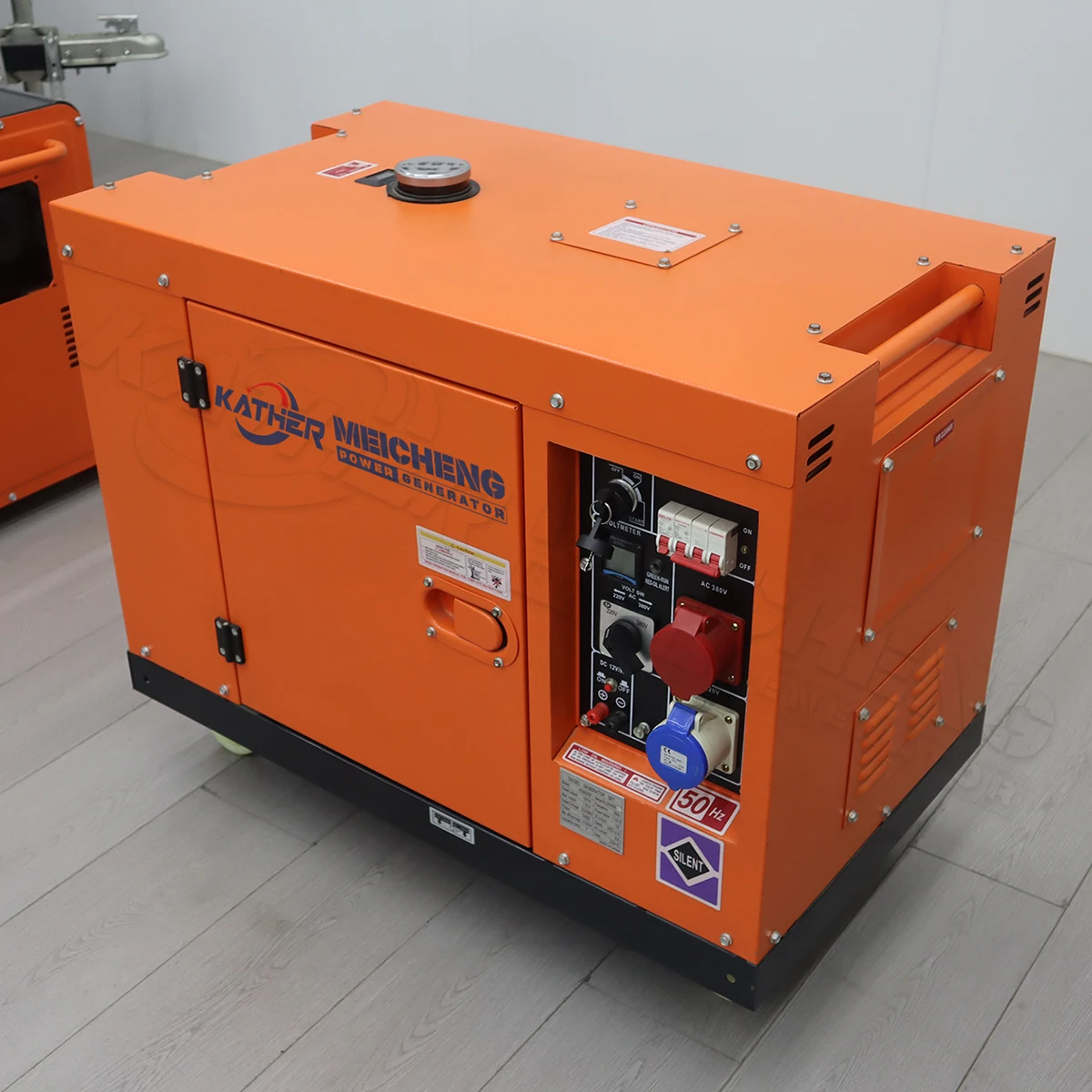 Gerador a Diesel Silencioso com Isolamento Acústico 110/220/380V Gerador Monofásico/Trifásico Grupo Gerador Elétrico de Reserva 10kW 10KVA 8KVA 5KVA 110V-480V