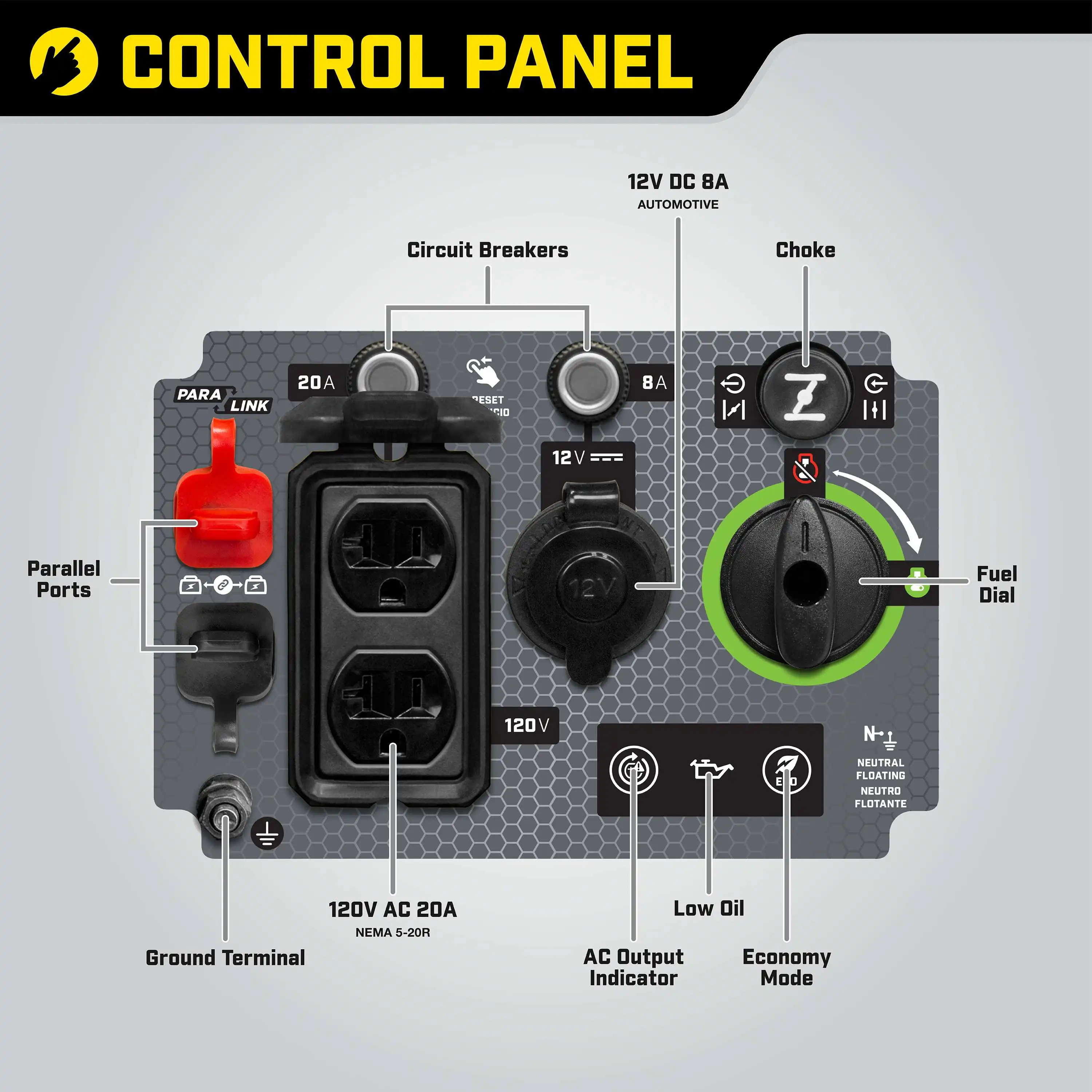 Champion 2000w mini inverter genset portable silent