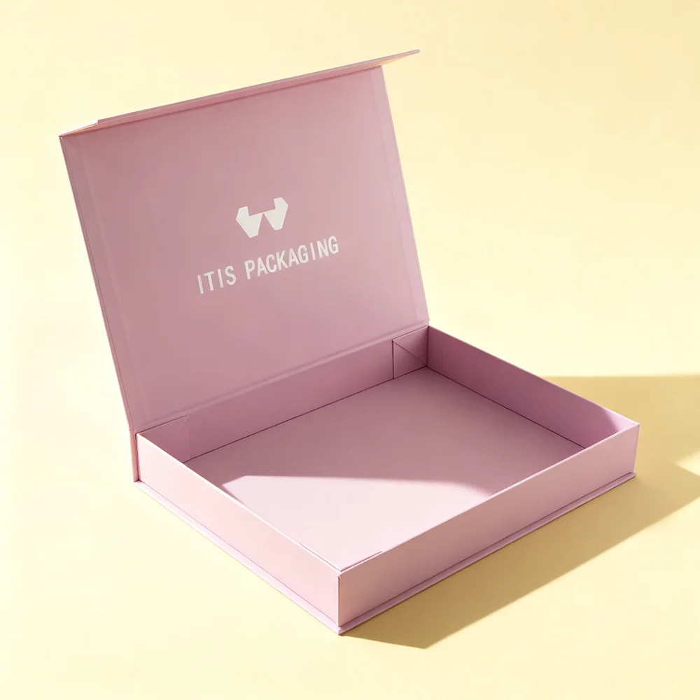 Eco-Friendly Phone Packaging | Custom Embossed Gift Box | Magnetic Folding Case with Sponge