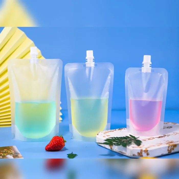 50ml 100ml 150ml Mango Flavour Juce Liquid Packaging Plastic Bags and Pouch Liquid Bag