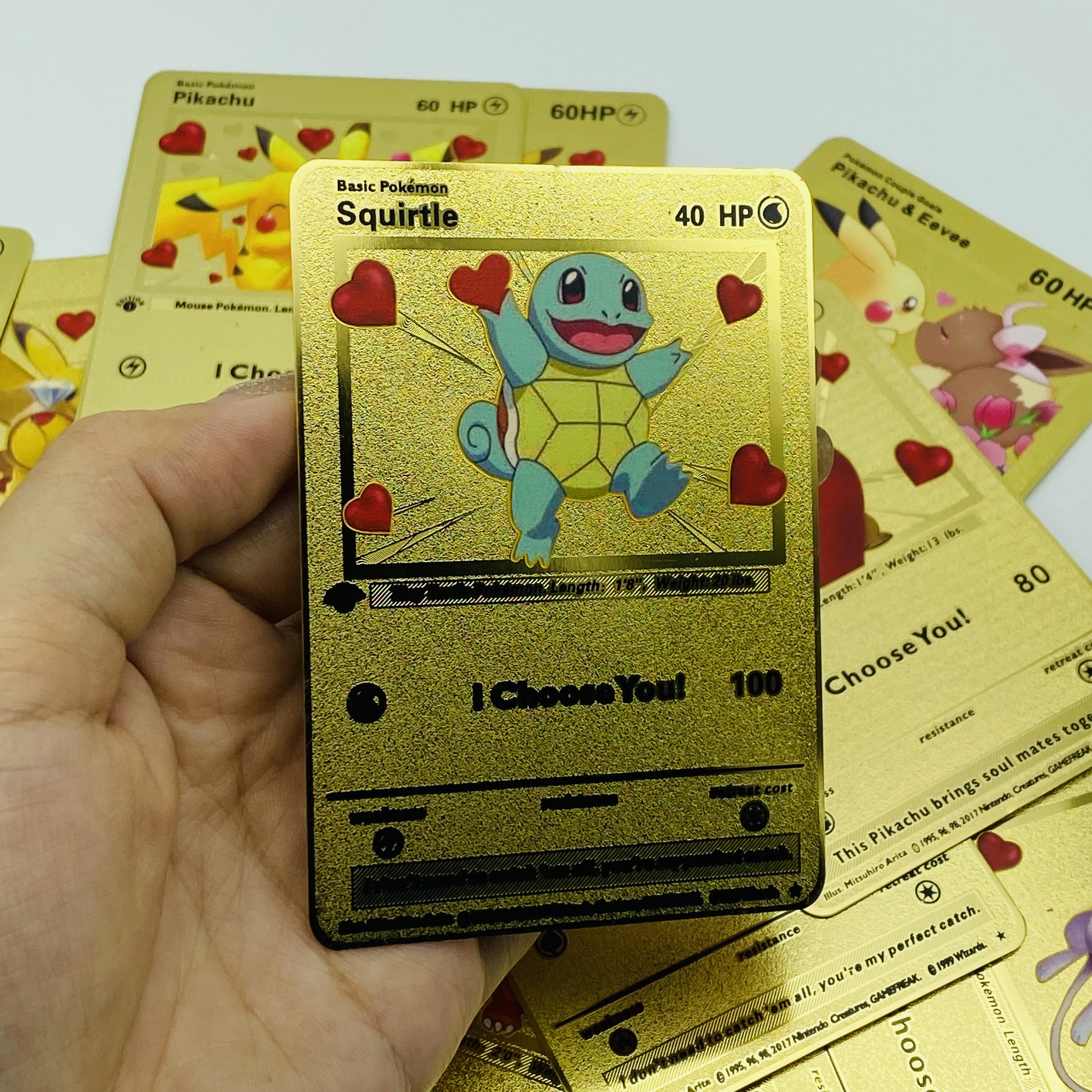 pokemon cards gold metal In Stock Wholesale Poke Mon Golder Vstar Silver Gold Shining Game Anime Metal Table Playing Game Cards Age Group Metal Pokemon Cards: What are