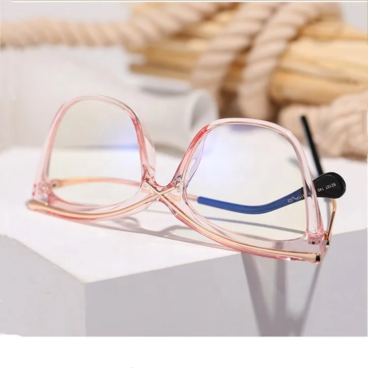 Jiuling Eyewear Fashion Women Cat Eye Glasses Optical Anti Blue Ray Glasses Wholesale Spectacle Frame Women Cat Eye Eyeglasses