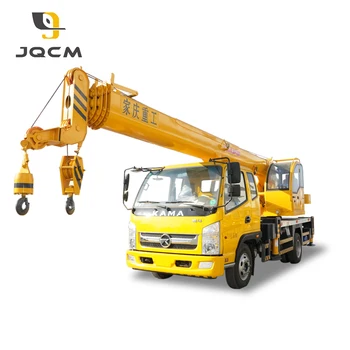 JQCM  NEW crane telescopic boom truck mounted crane 8 ton HOWO small car crane