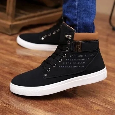 winter latest nice design fashion trend retro popular durable lace-up man casual shoes large size for men 38-48
