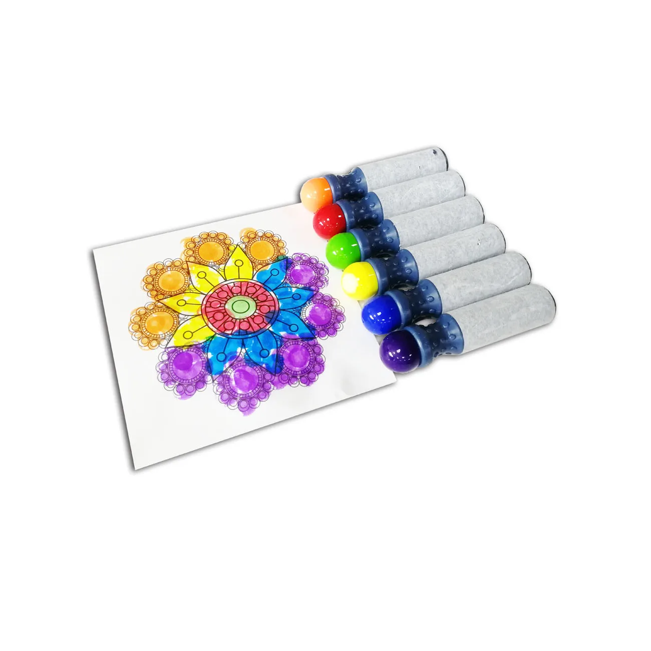 Многоцветные моющиеся Dabber Бинго Daubers Dot маркеры