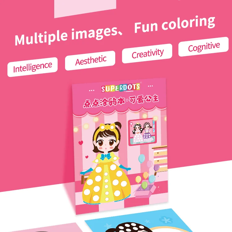 Милые Мультяшные маркеры для раскрашивания принцесс Детские рисования Набор учебников рисование