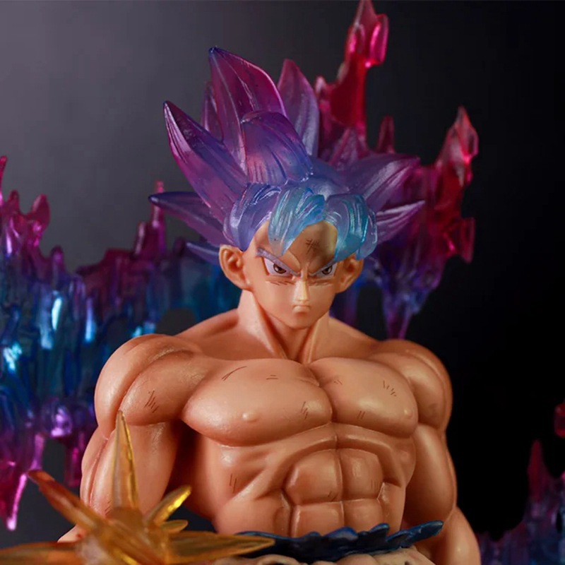 Dragons Ball Super Saiyan Sun Wukong GK heterocolor version of awakening free extreme work model  anime action figure