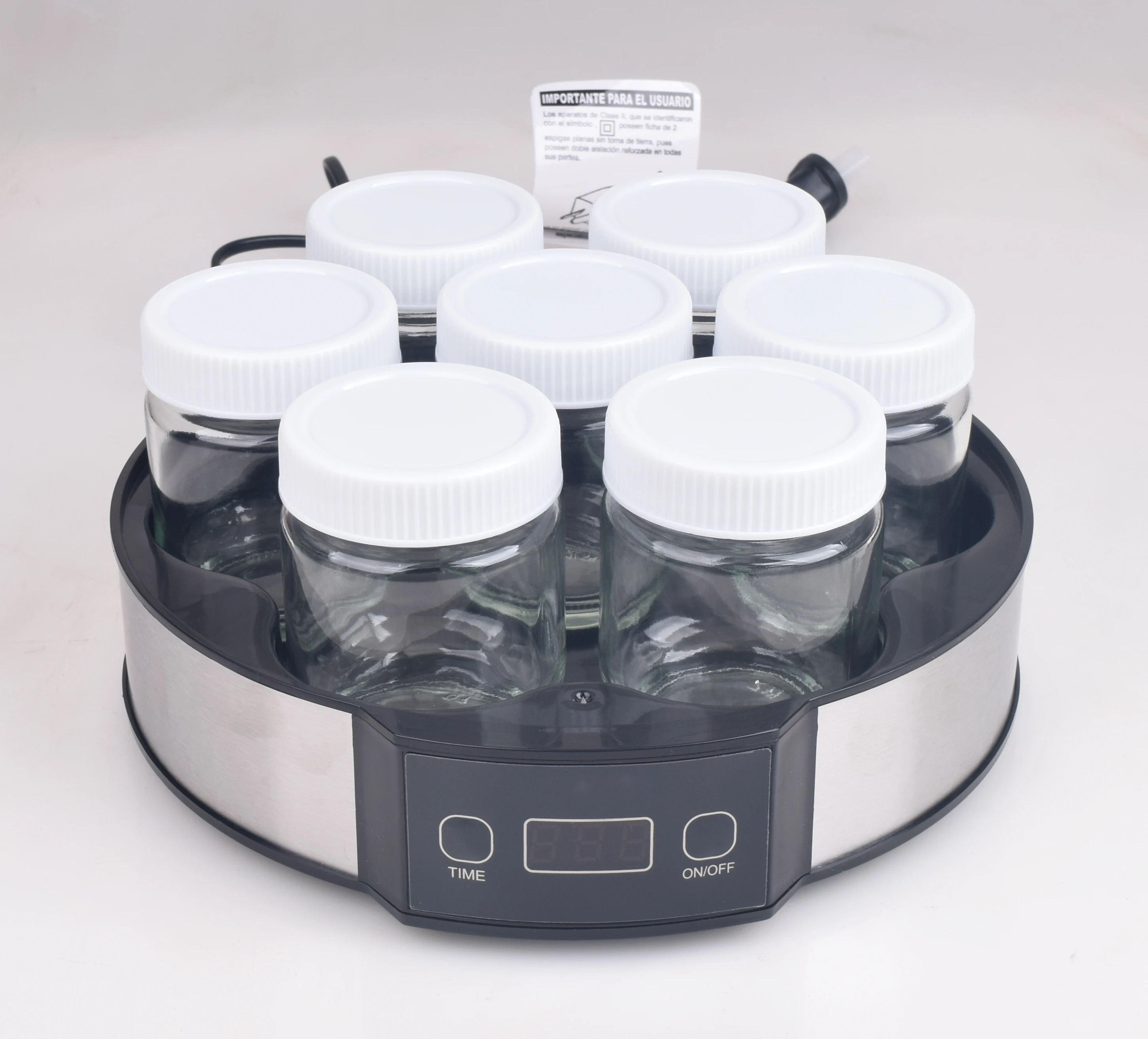 Заводская оптовая продажа, 7 чашек йогурта, портативный Йогуртница, Йогуртница, машина для дома