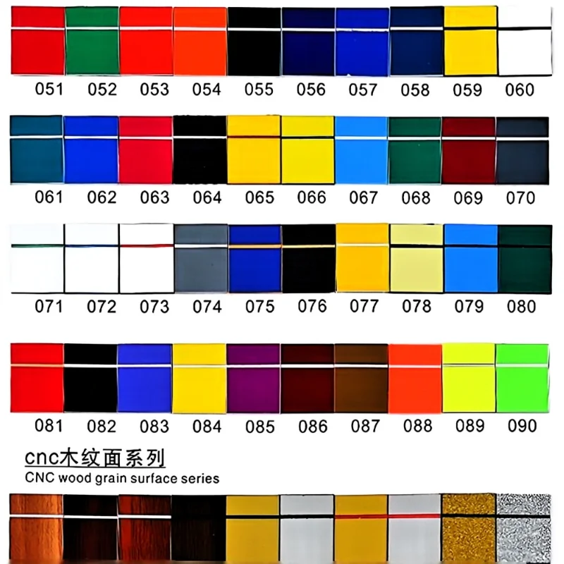 PVC Polyacrylic ABS Plastic Sheet Custom Laser Engraving UV Printing Service Metal Color Sheet