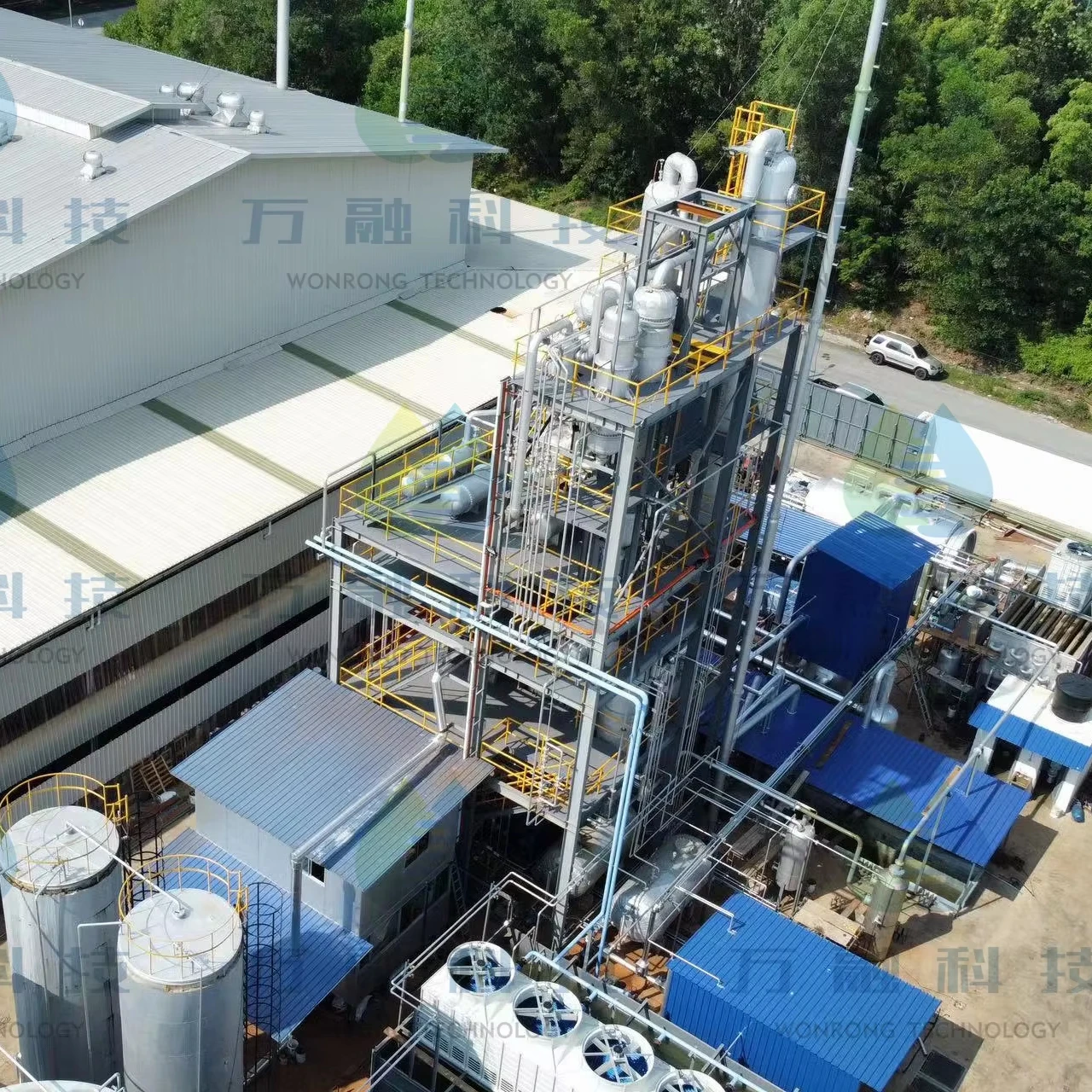 Waste Oil Refinery Distillation Plant Pyrolysis Oil to diesel Distillation Plant