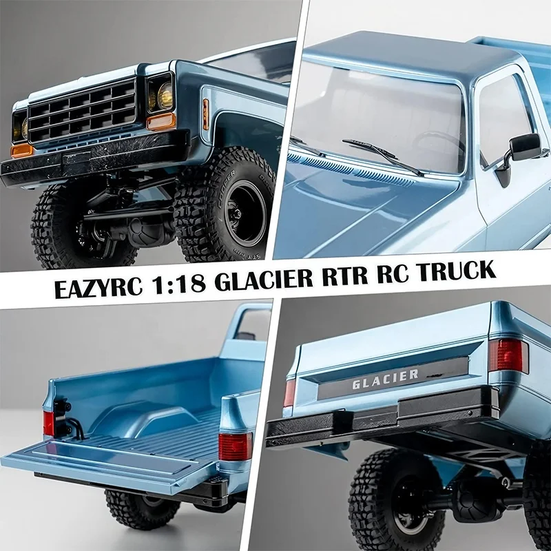 EAZYRC 1:18 Glacier RC Crawler 4x4 Offroad Truck Model