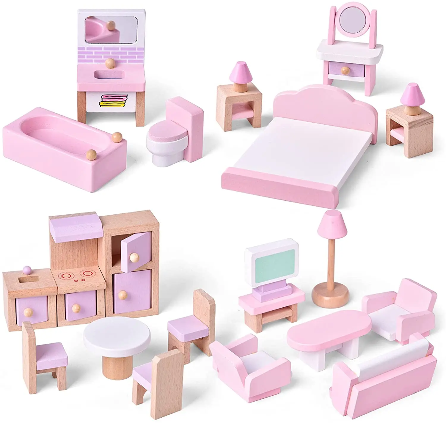 игрушечная мебель для кукольных домиков