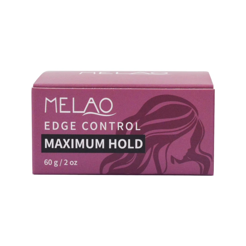 Оптовая продажа, фирменная Фирменная натуральная помада MELAO с сильной фиксацией, веганские края, без хлопьев, дополнительное управление волосами, для черных волос