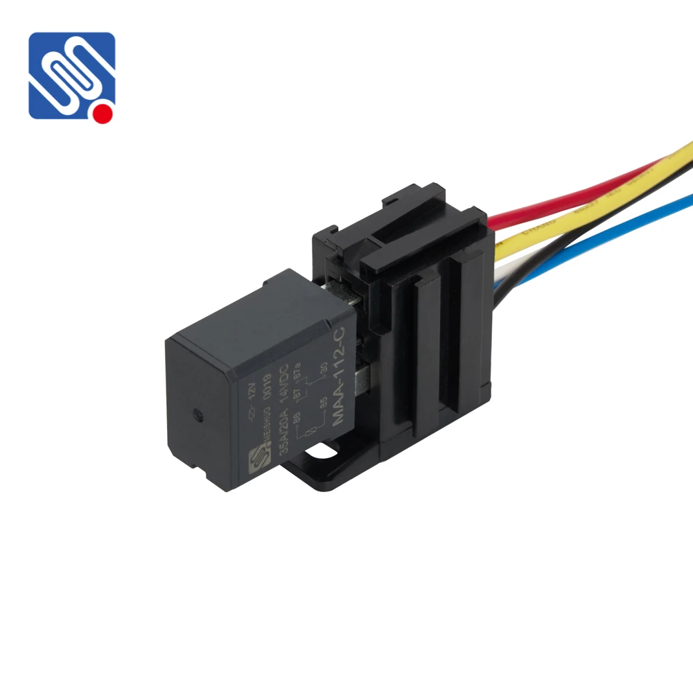 Meishuo MAA-112-C Auto Relays DC Power 12v 5 Pin Car Relay for Automotive and New Energy Vehicles