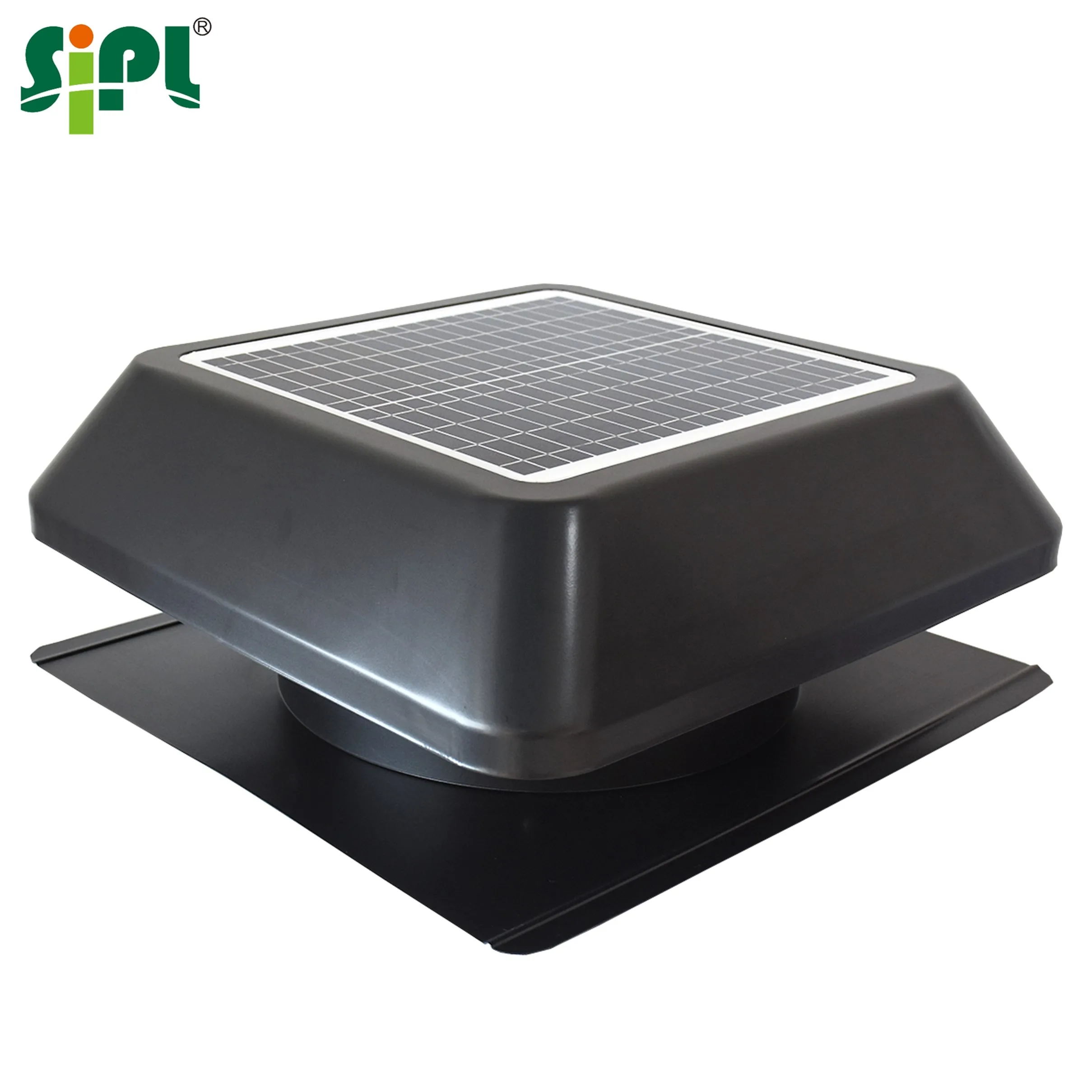 Roof Top Tunnel Green Air Vent High Speed Ceiling Ventilation Solar Powered Attic Heat Extractor Fan 14' DC Air Circulator Fan