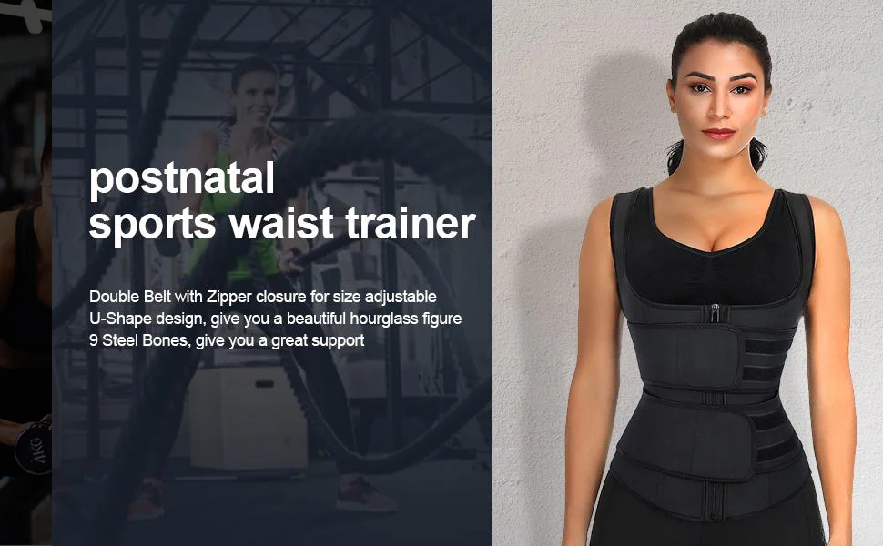 Slimore Sauna Sweat Vest Girdles Plus Size Sauna Suit Women Tummy