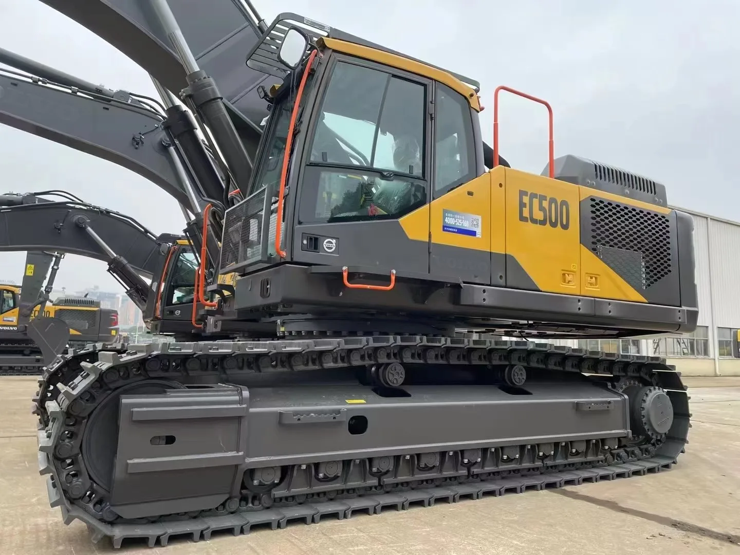 V0Ivo 50 тонн 3 м3 ковш Горнодобывающий экскаватор EC500 Земляная движущаяся