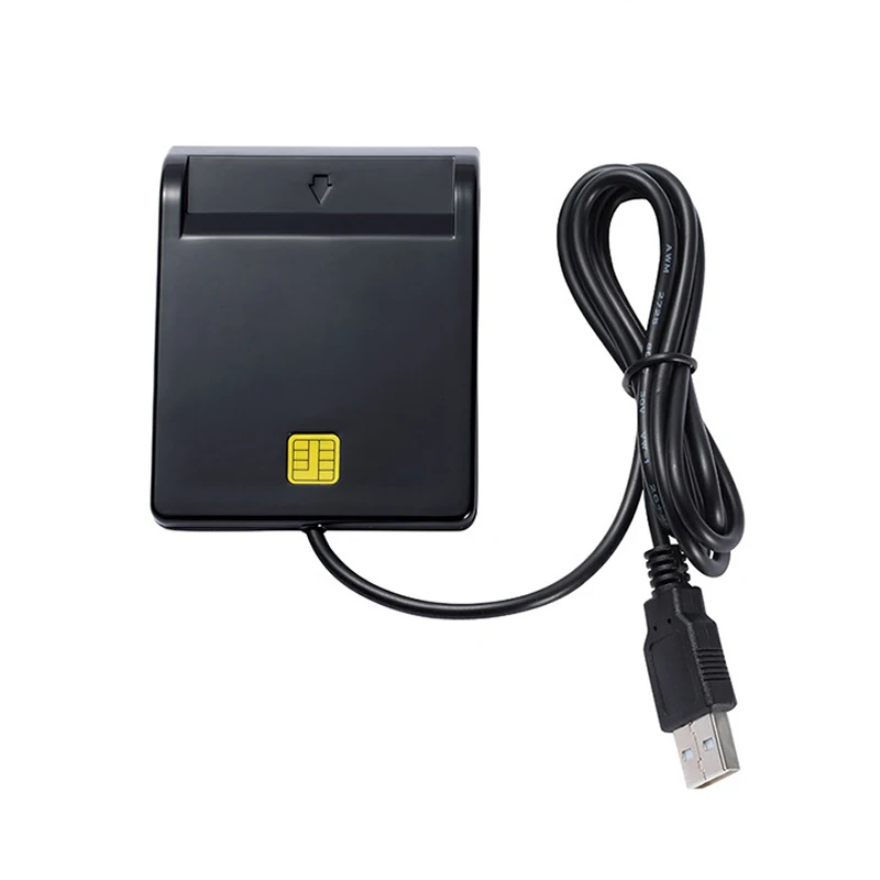 Lecteur USB pour carte à puce EMV IC/ID - lecteur de carte bancaire haute qualité, compatible