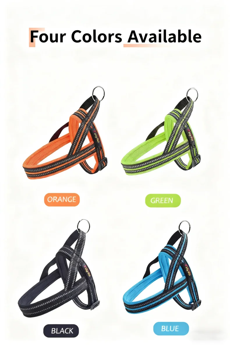 Explosion-Proof Spike Pet Chest Strap Sport Fashion Universal Reflective Easy Wear Gun Shaped Strap Nylon Towing Rope Medium