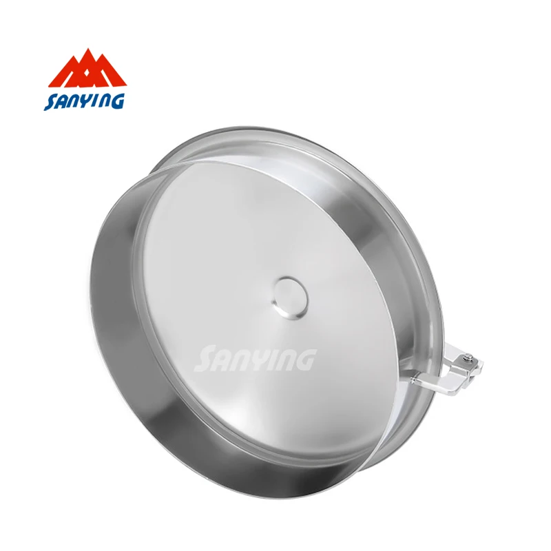 SS304 316 Elliptical Oval Quick Opening Non Pressure Sanitary Manhole Cover Stainless Steel Manway Manufacturers