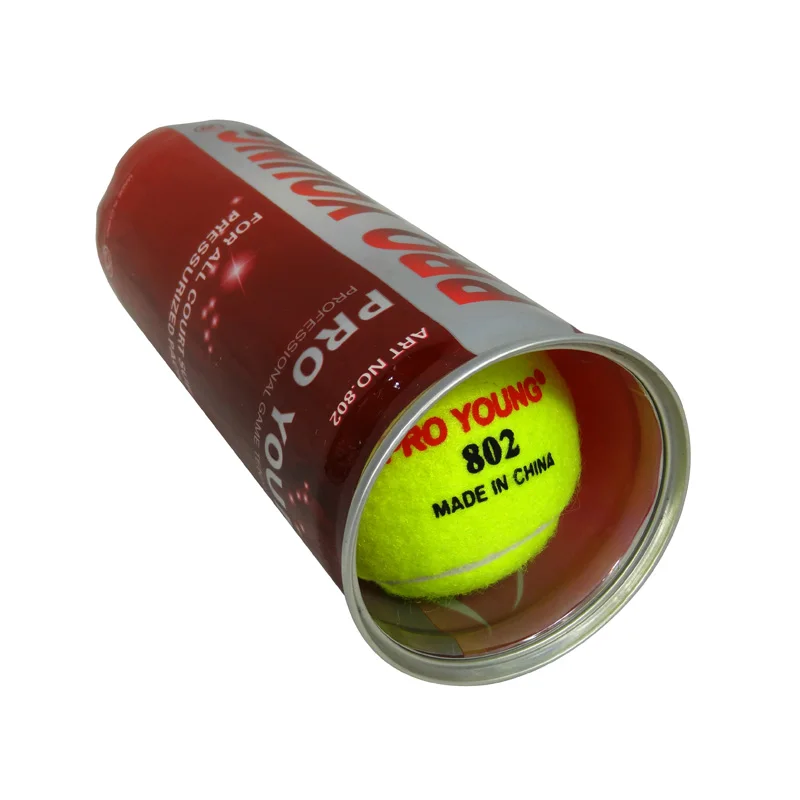 Professional Pressure Can Packing Custom Printed Tennis Ball for Training