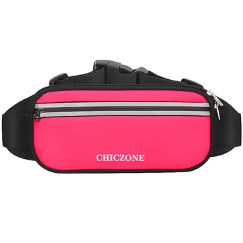 Waterproof and Breathable mobile phone waist bags Sports fit waist bag Zipper style anti-theft waist bag