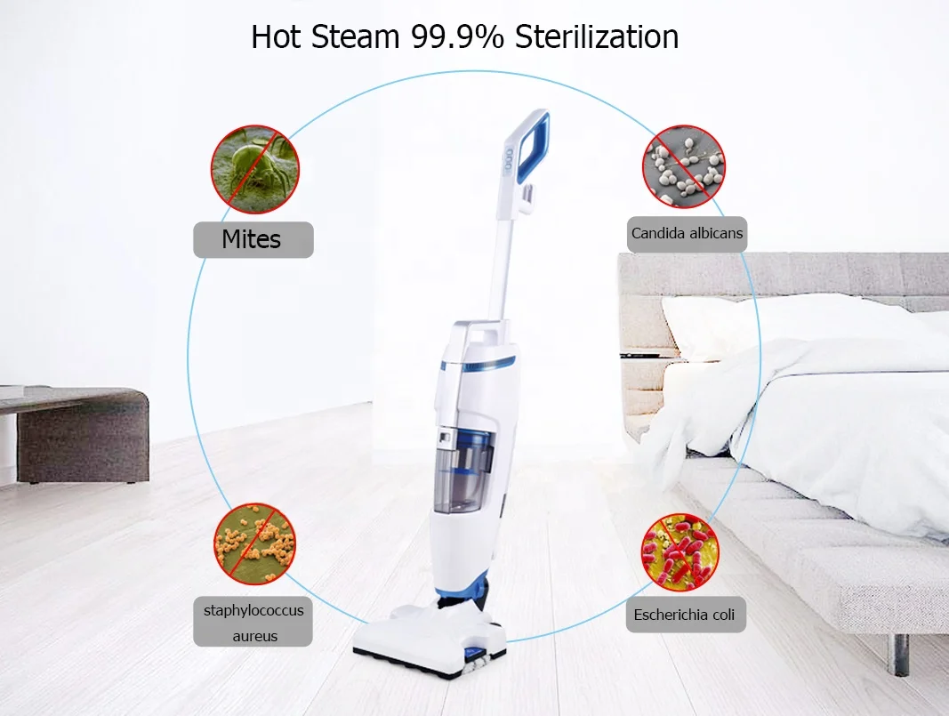 Cyclone Filtration System 1600W Wet Dry Carpet Sanitize Steam Mop Aspirador Multifunction Vacuum Cleaner Steam Vaccum Cleaner