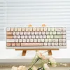 คีย์บอร์ด White-M68 + คีย์แคป M-OA Forest
