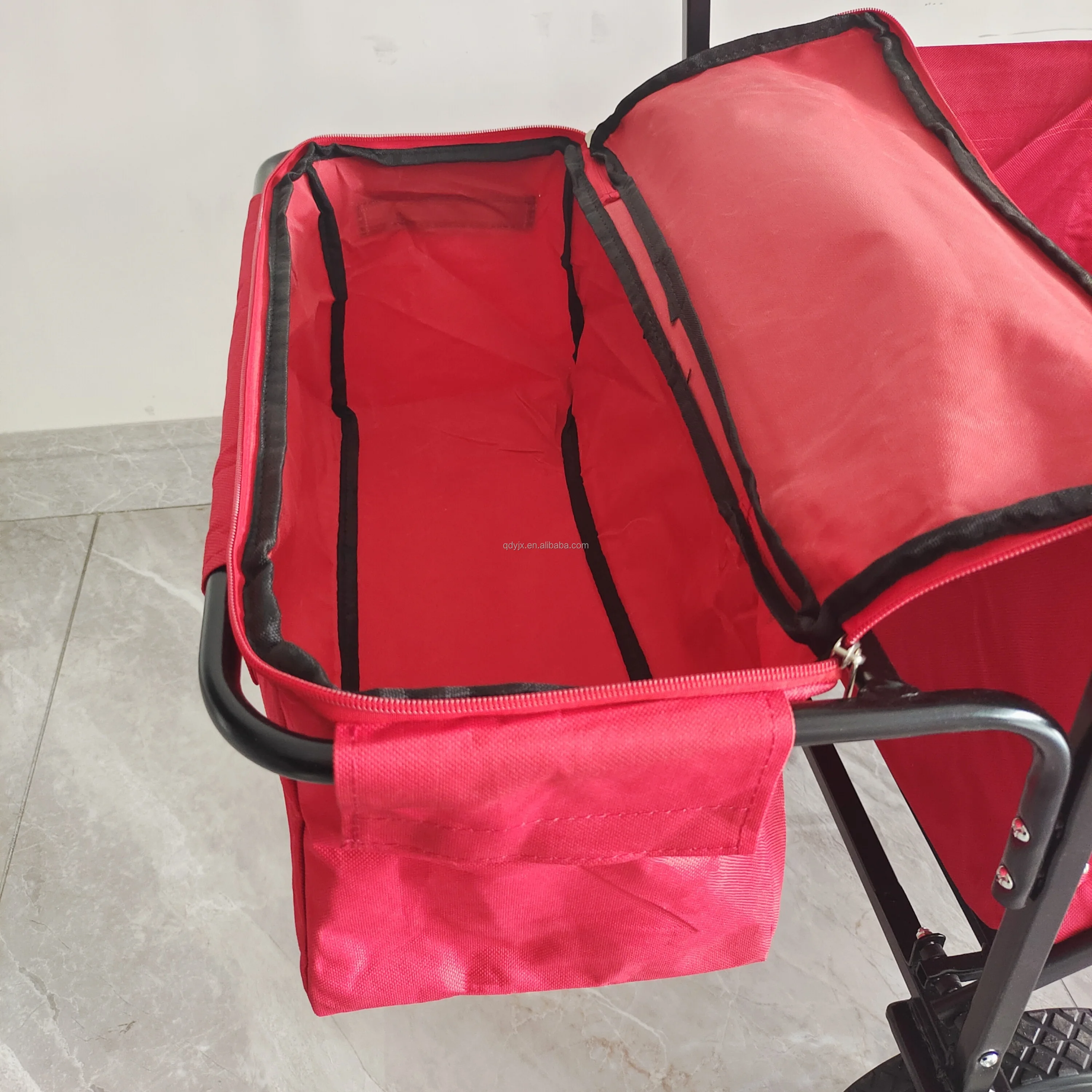 야외 캠핑 카트 어린이용 지붕이 있는 카트 트롤러 피크닉 해변 5