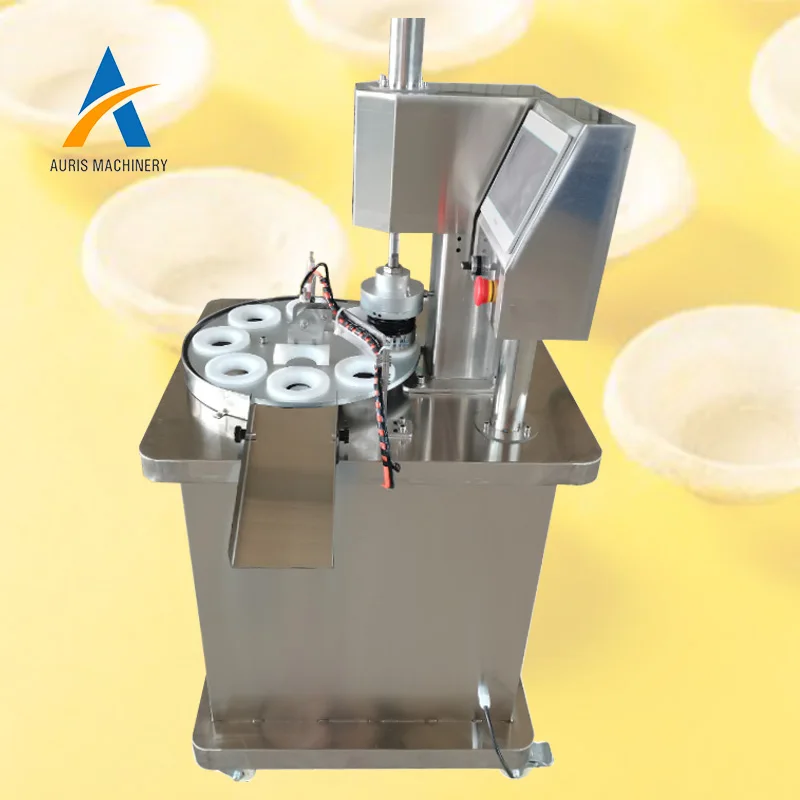 Automatic Rotation Egg Tart Cup Making Machine Cookie Cup Butter Tray Tower Press Egg Tart Shell Molding Machine