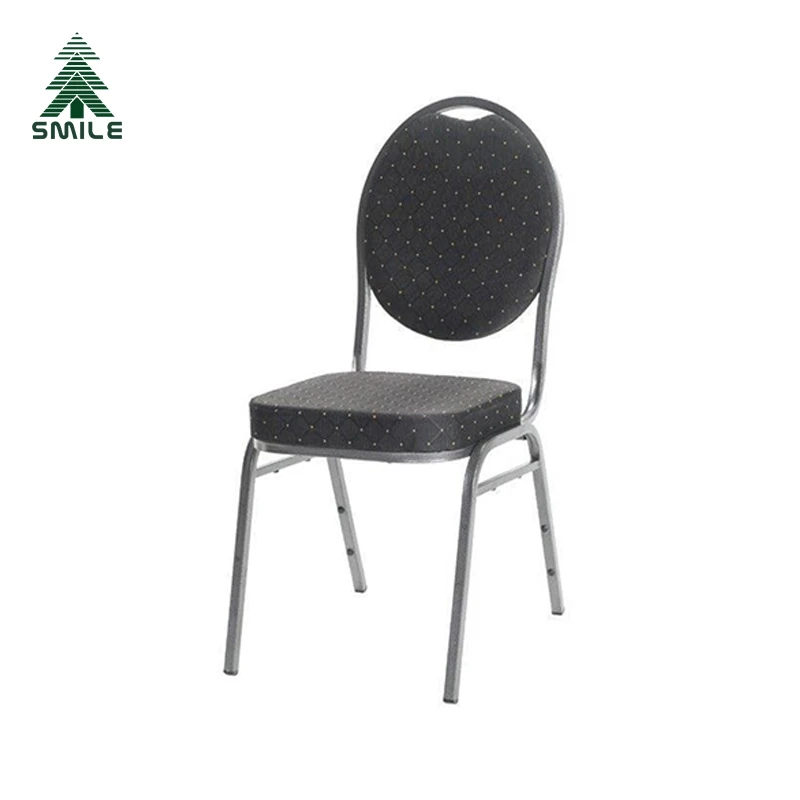Free Sample Strong and Durable Metal Hotel Event Chairs Stackable Banquet Hall Chairs and Tables for Apartment Use on Sale