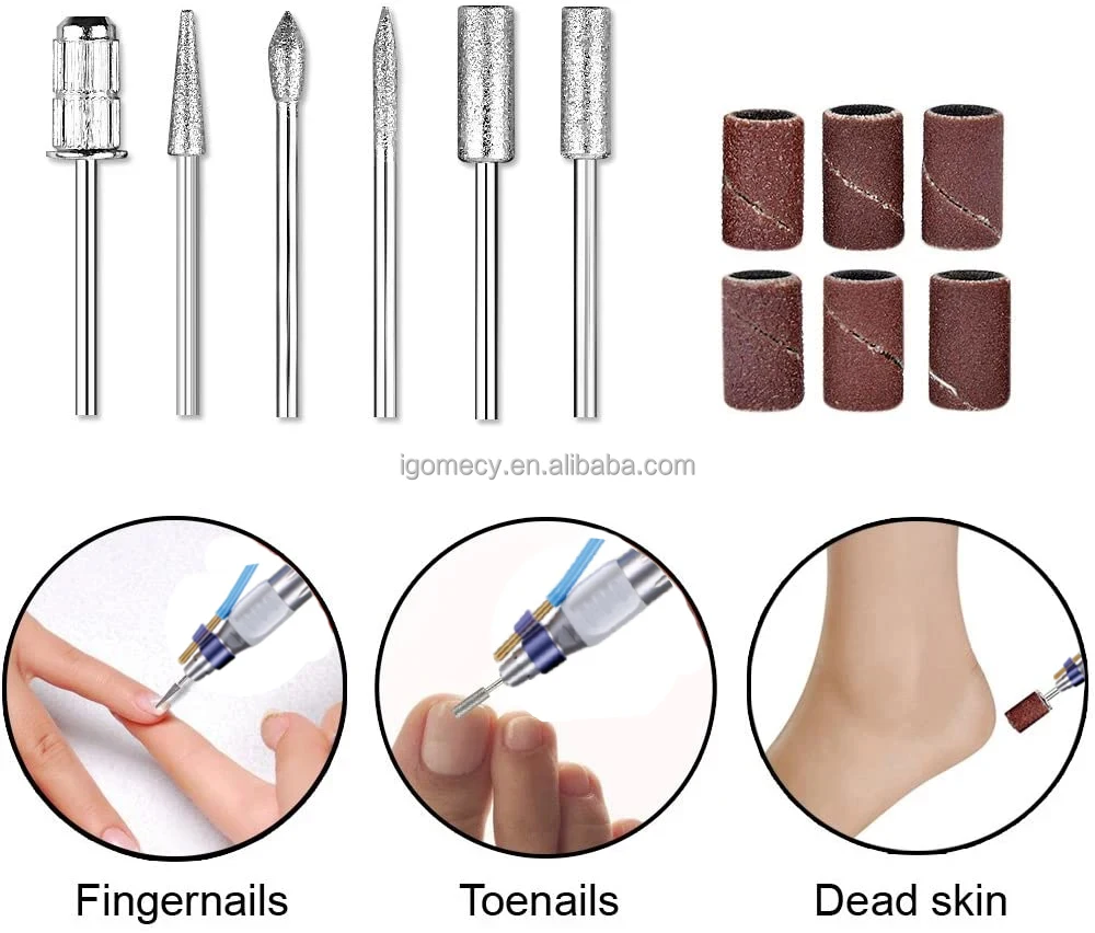GOMECY luxury OEM/ODM 40000 RPM professional nail art Manicure Pedicure device milling machine Electric Nail Polishing Machine.jpg