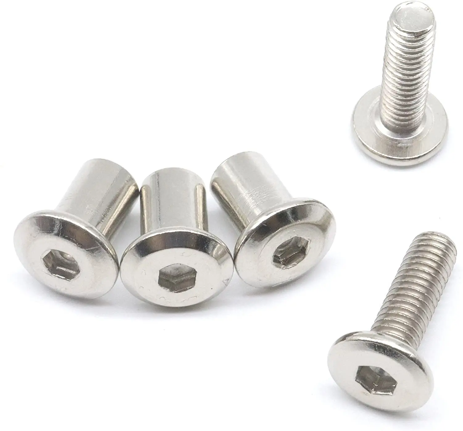 Fastener Torx Security Barrel Nut Countersunk Hexagon Stainless Steel Sleeve Nut