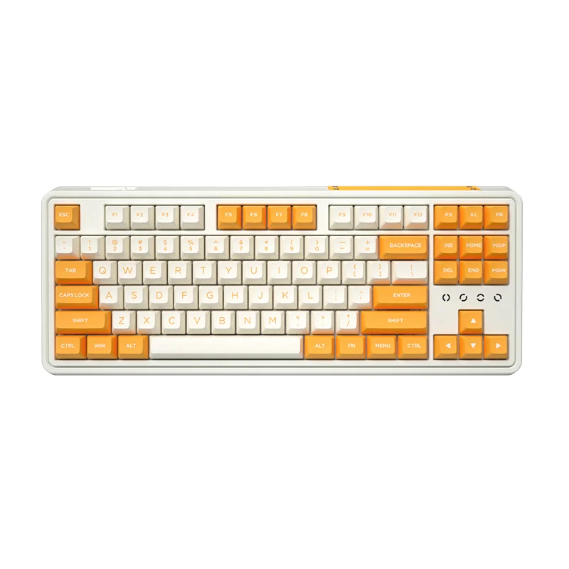 87 клавиш PBT колпачки для двойная система переключатель Hotswap Гибкая RGB USB Проводная Механическая игровая