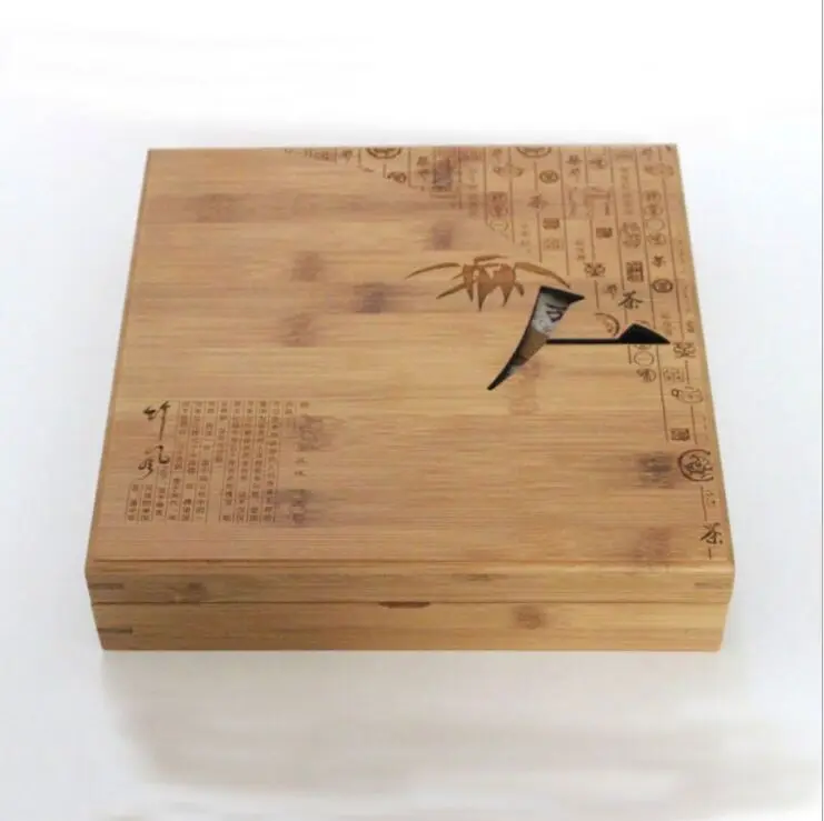 Роскошная прямоугольная бамбуковая книжная деревянная чайная коробка промышленного дизайна Персонализированная сосна для вина и