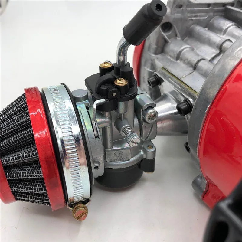 49CC High Performance Engine 2 Stroke Aluminum Pull Start for Mini Pocket Bike Go Kart Dirt Bike Petrol Scooter Motor