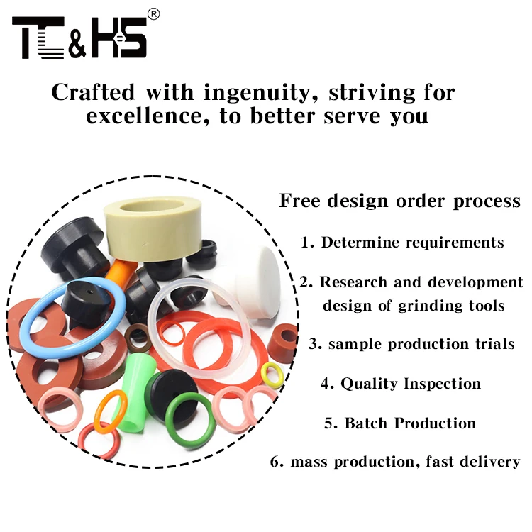 product custom high quality silicone and nbr rubber parts molded products and parts manufacturer fkm rubber customization-0