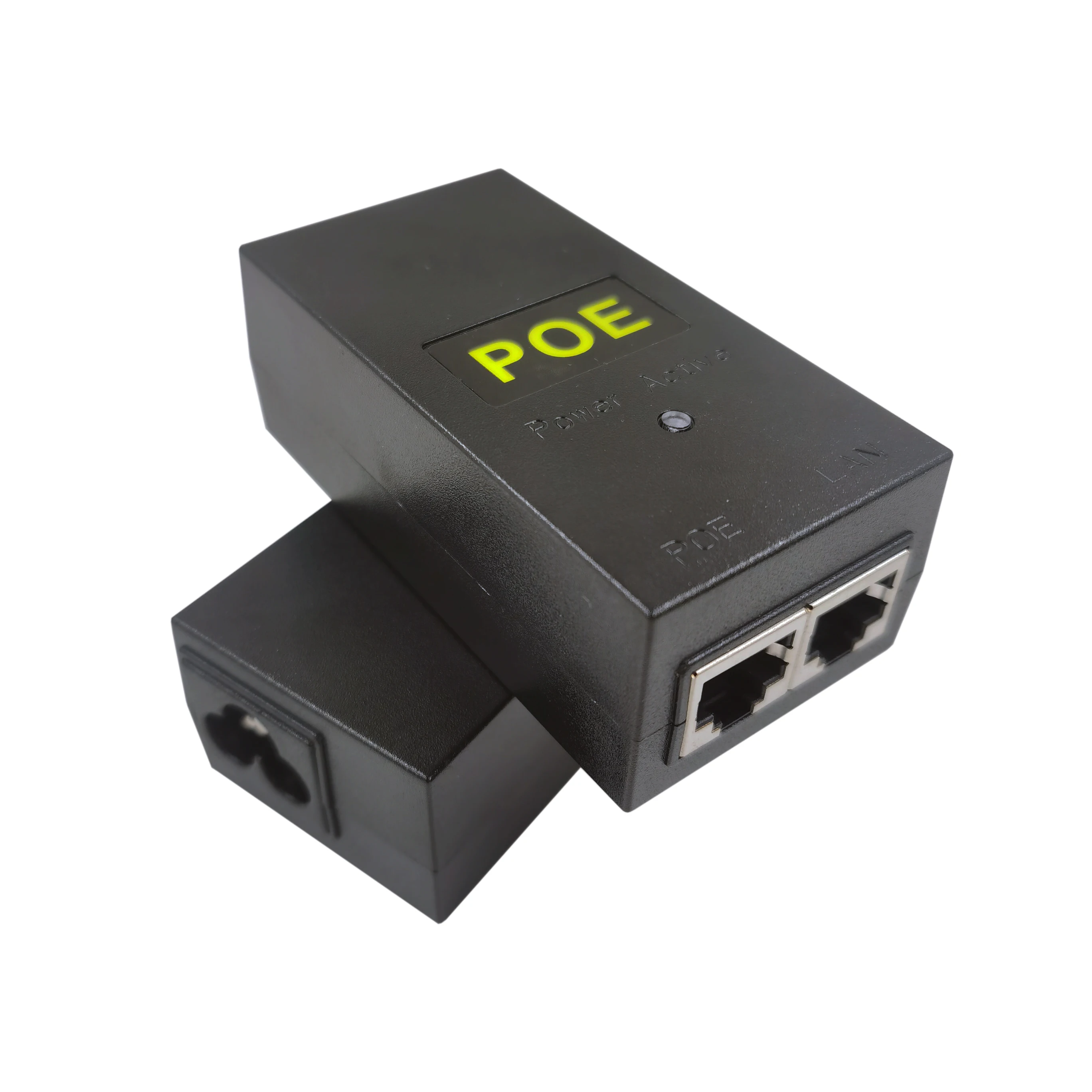Desktop IEEE 802.3at 802.3Af 24V POE Injector 24W Passive Rj45 POE Power Adapter Display IP Gigabit Power Ethernet 24V 1A