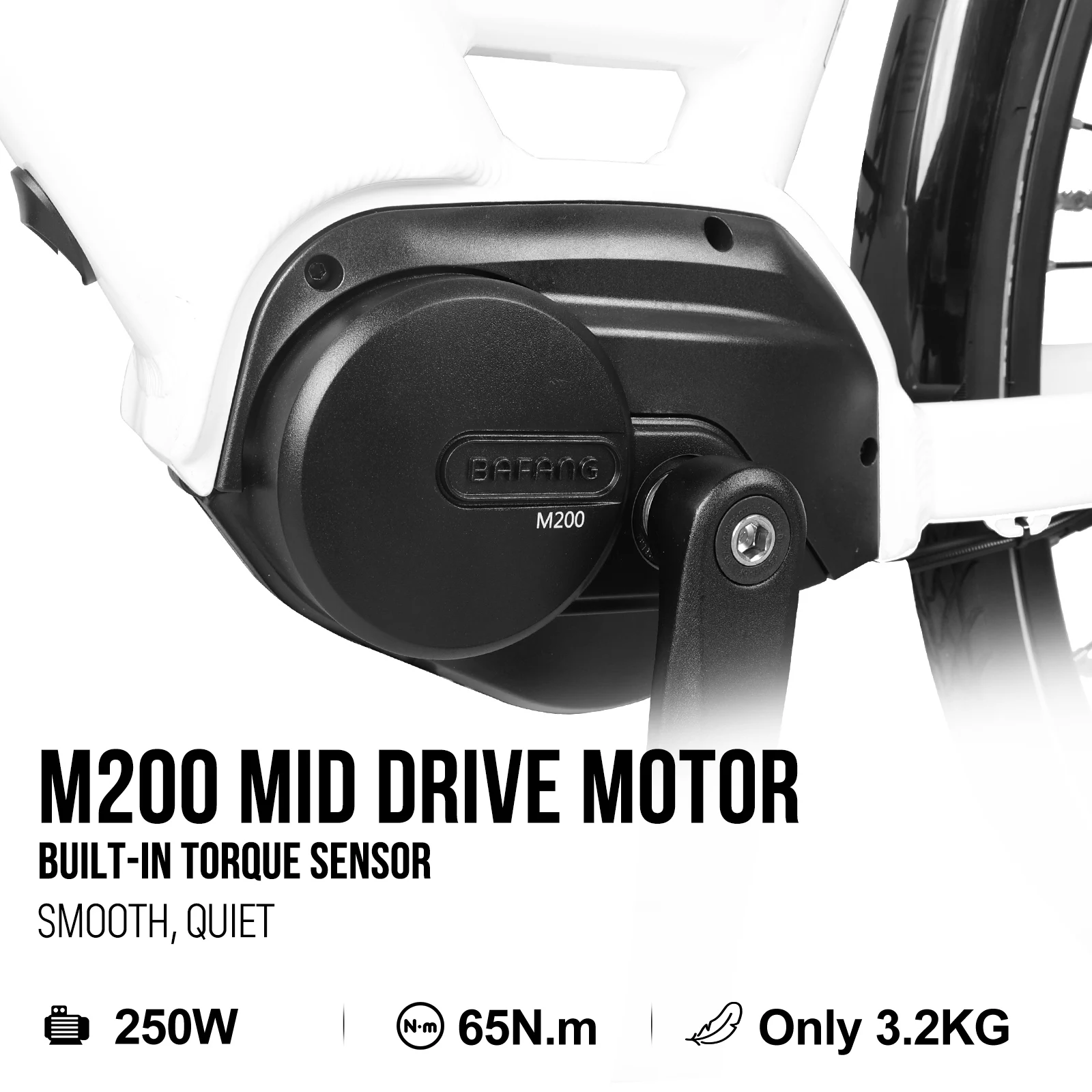 BAFANG M200  250w Electric Hybrid Bike