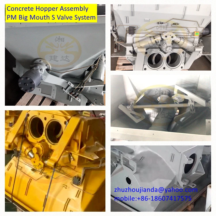 Putzmeister Concrete Pump Hoppers Weldment,Concrete Hopper With Spare