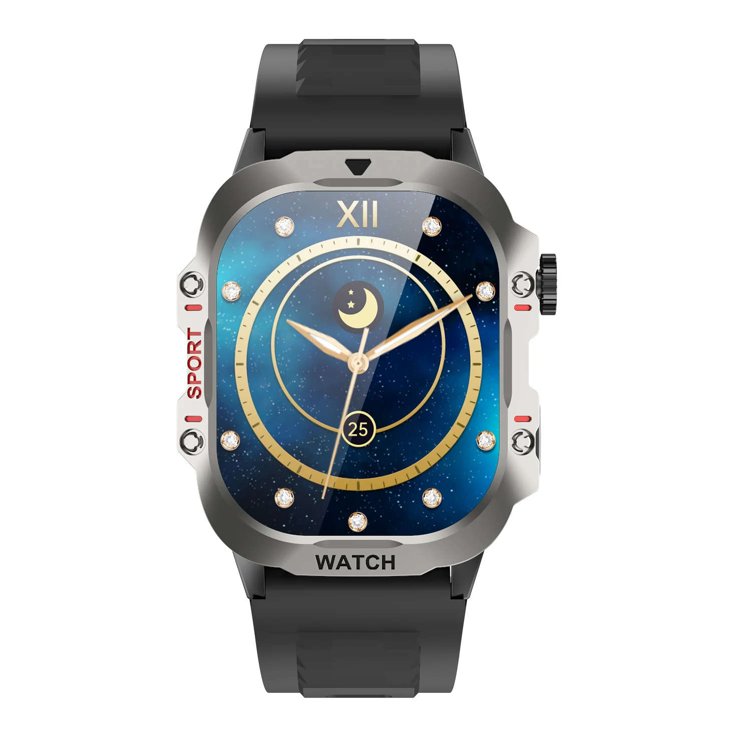 Hot Selling TF16 Pro Outdoor Smart Watch IP67 Waterproof Multi-sport Mode BT Calling Fitness Tracker Smartwatch with Flashlight