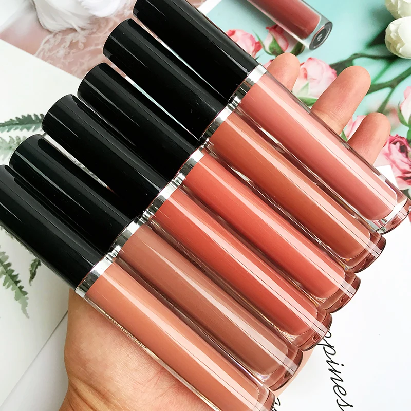 Тонкий блеск для губ, предварительно изготовленный блеск для губ, базовая трубка, поставщики блеска для губ