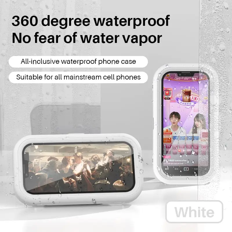 360 ° 可旋转扩展ABS浴室防水手机座