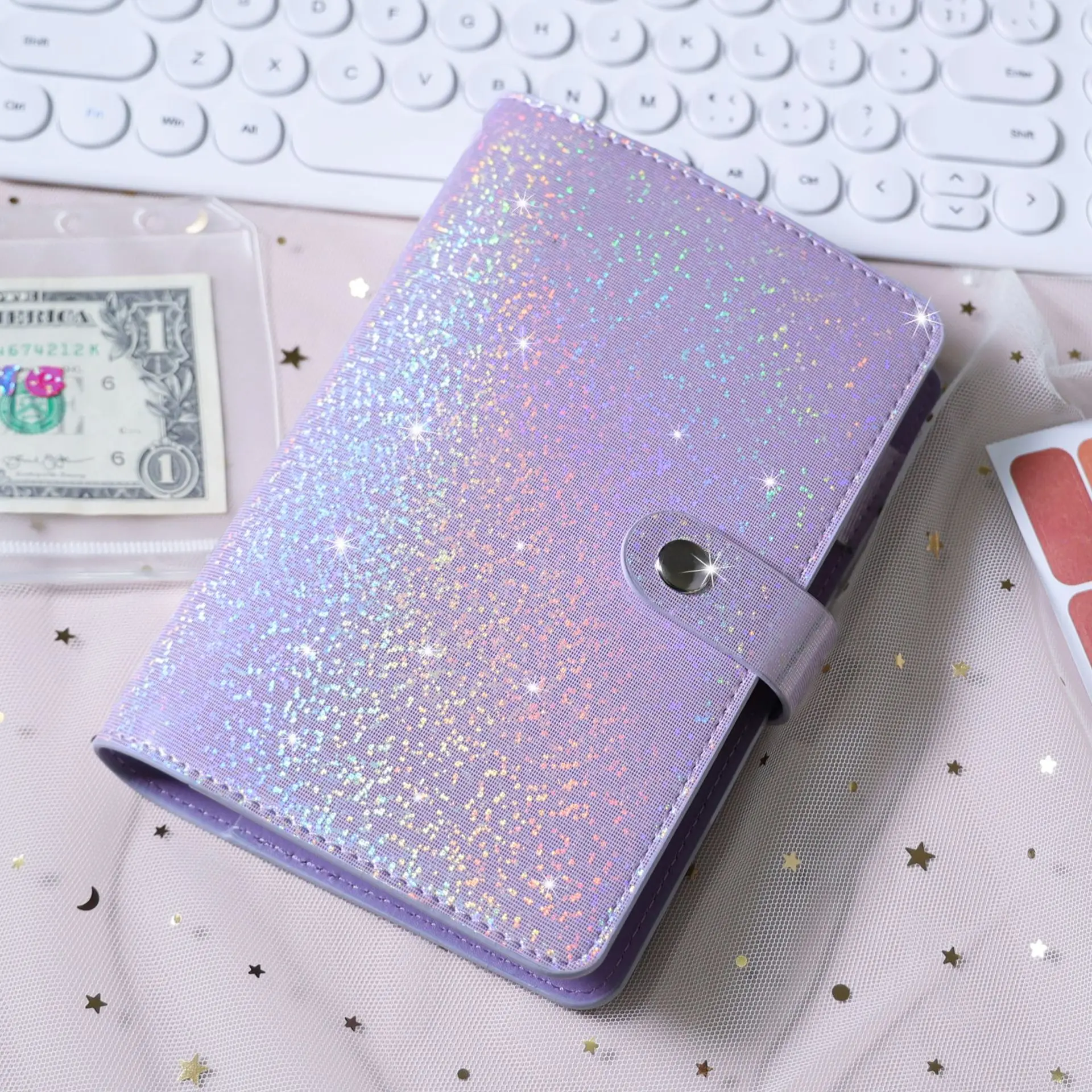 The New Star-filled Loose-leaf Bookkeeping Notebook Creative English ...