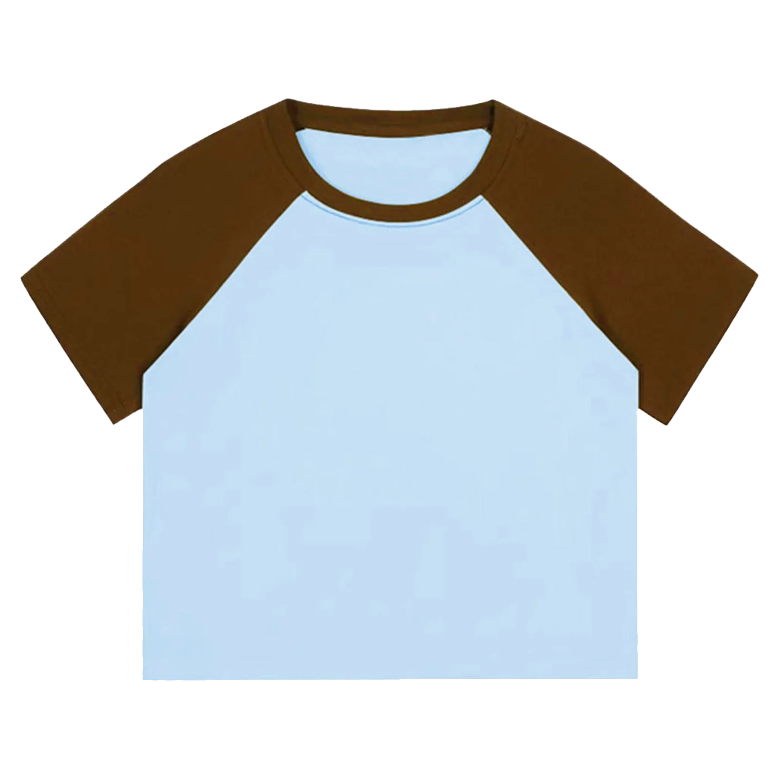 Shop CB117-QLRL Custom Logo Crop Top T-Shirts for Women