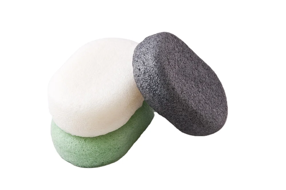 100 Natural Konjac Sponge Wholesale Natural Organic Thin New Walnut