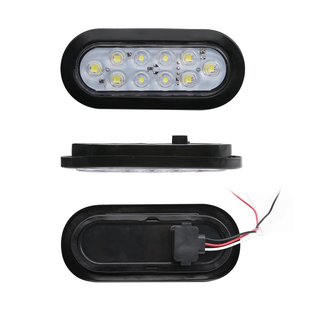 Feu arrière de marqueur latéral de remorque 10 LED, clignotant de camion, feu arrière